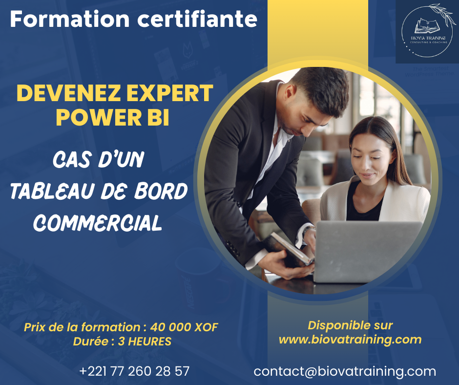 Devenez un expert Power BI _ Formation complète de A à Z _ Cas d'un Tableau de bord Commercial